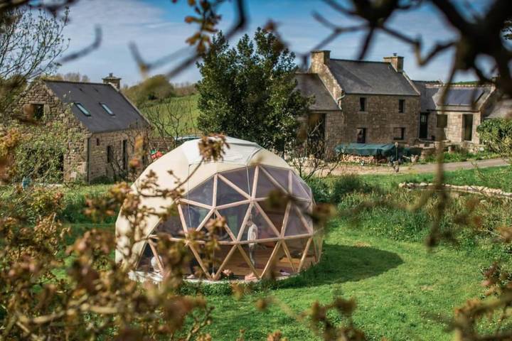 Gîte pour 6 personnes, avec terrasse dans Plage des Trois Moutons