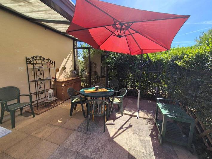 Location de vacances pour 4 personnes, avec Balcon et Terrasse ainsi que Jardin et Vue à Sundhoffen