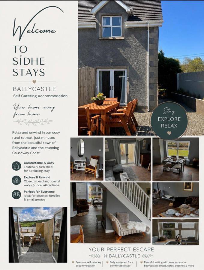 Holiday rental for 6 people, with Terrace and Garden as well as View in Ballycastle