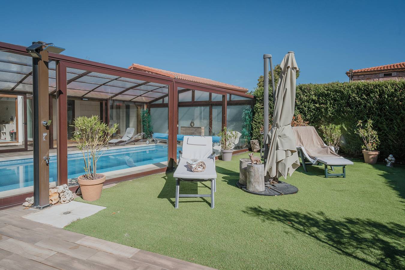 Casa rural 'La Costana De Barbadillo' solo para adultos con jardín privado y aire acondicionado in Barbadillo del Mercado, Provincia de Burgos