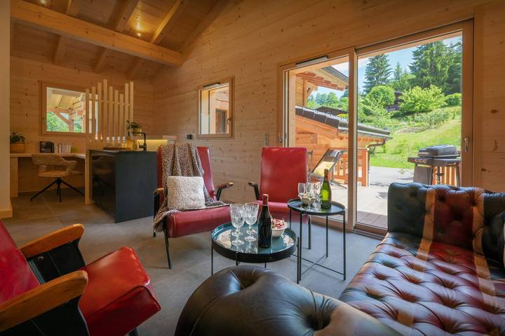 Chalet pour 14 personnes, avec piscine ainsi que jardin et sauna à Saint-Jean-de-Sixt - 3