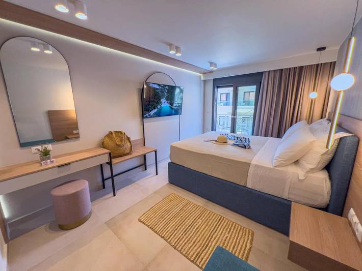 Ferienwohnung für 2 Personen, mit Ausblick und Balkon auf Thassos