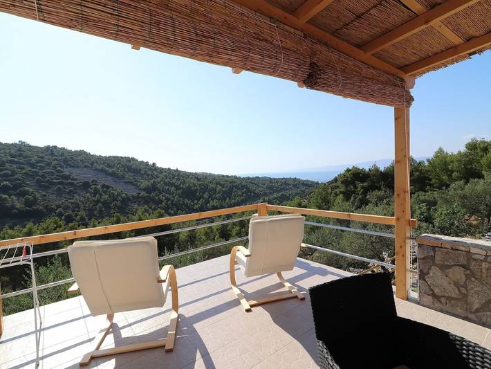 Chata dla 4 osób, z Balkon i Taras oraz Ogród w Vela Luka