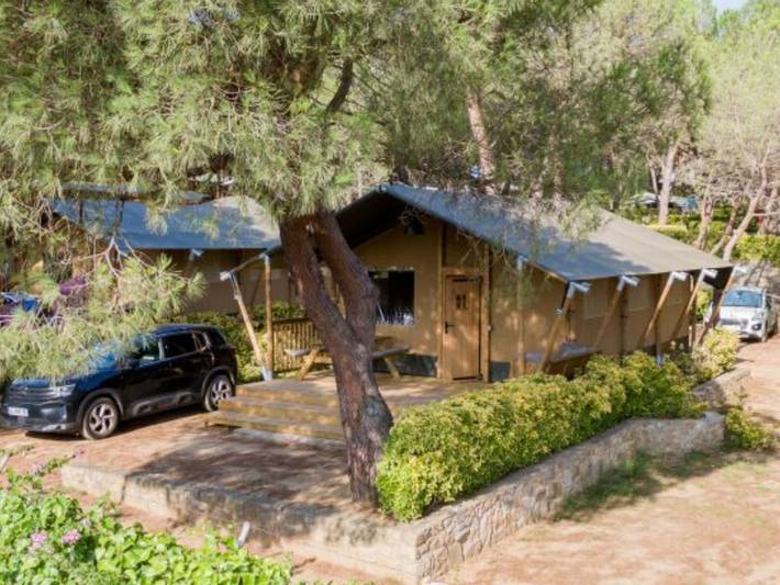 Camping pour 5 personnes, avec Terrasse et Piscine à Palamós