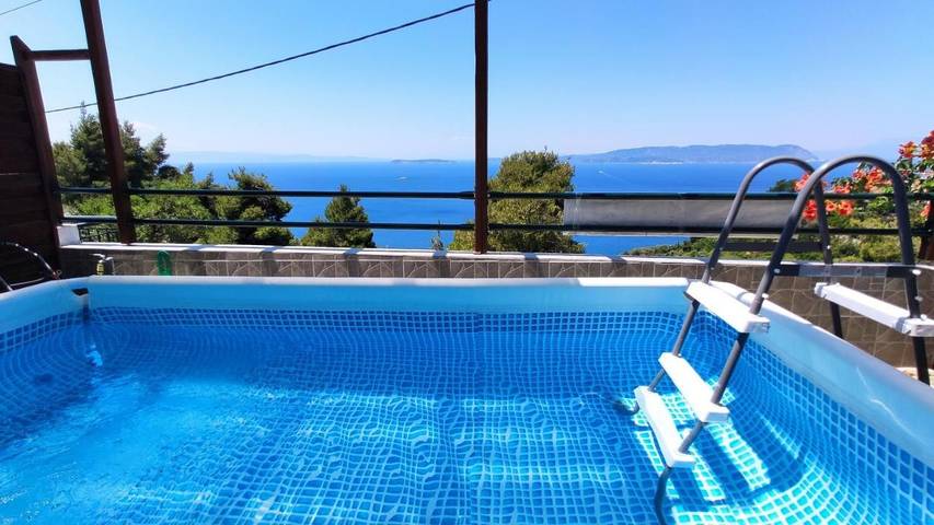 Ferienhaus für 6 Personen, mit Whirlpool und Garten sowie Pool, kinderfreundlich auf Skopelos