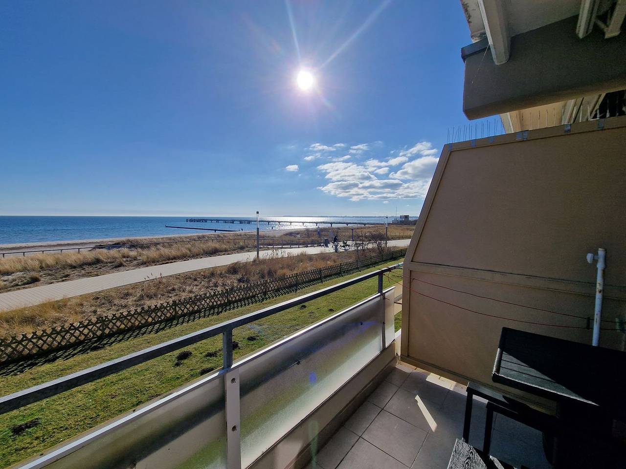 Ganze Wohnung, Apartment mit Meerblick, Parkplatz und Balkon in Großenbrode, Ostholstein