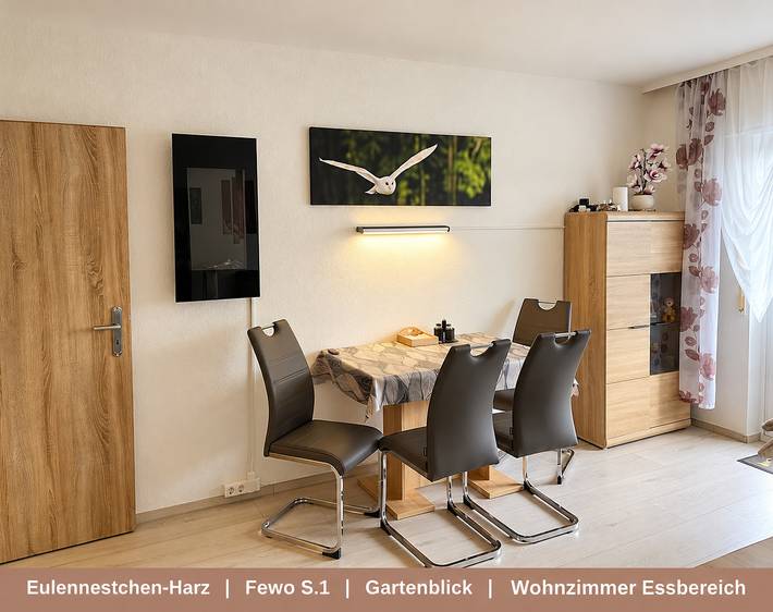 Ganze Ferienwohnung, Fewo Eulennestchen-Harz S.1 für Familie & Hund in Altenau, Harzvorland