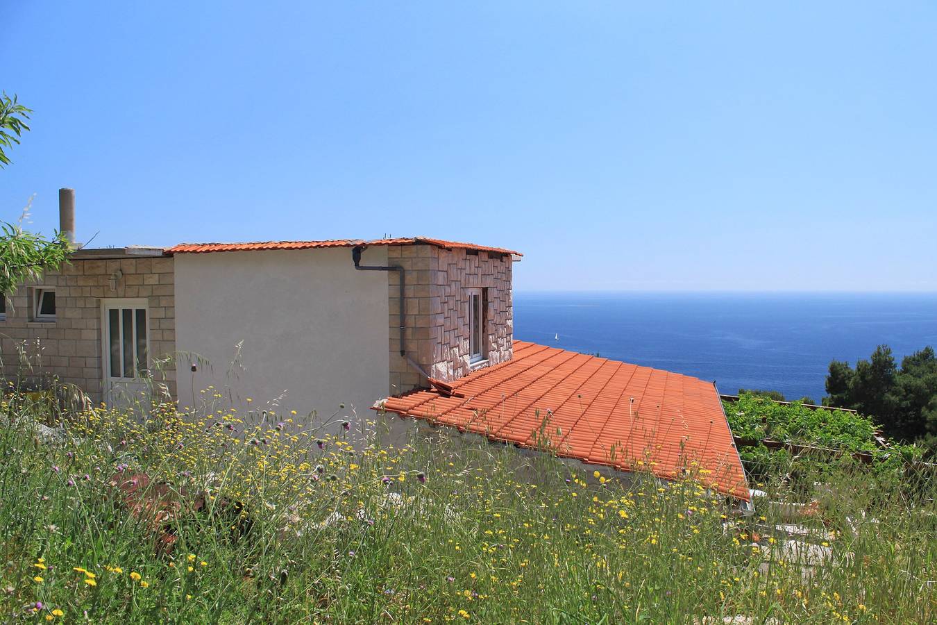 Ganze Wohnung, 2-Zimmer-Ferienwohnung mit Terrasse und Meerblick Sveta Nedilja, Hvar A-8792-a in Sveta Nedjelja, Hvar