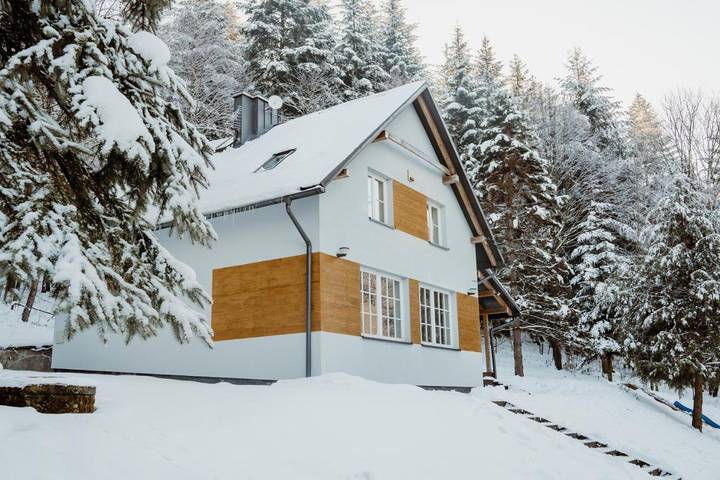 Dom dla 9 osób, z ogród i widok w Rzyki