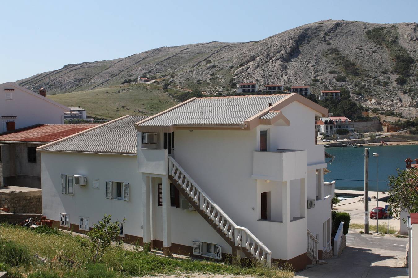 Entire apartment, One bedroom apartment with terrace and sea view Metajna, Pag A-6498-d in Metajna, Pag Island