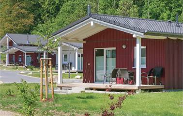 Ferienhaus für 6 Personen, mit Terrasse und Ausblick sowie Sauna und Garten, kinderfreundlich in Thale