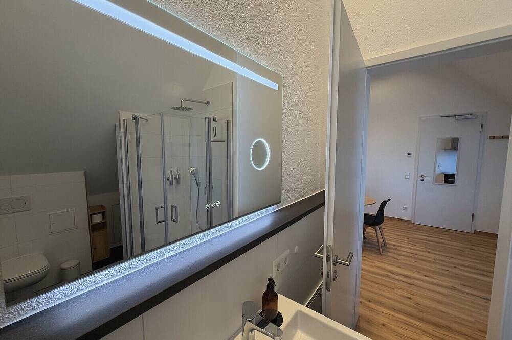 Ganze Wohnung, Premium Penthouse 4P 14 Min Legoland | Dg + Voll-Küche in Burgau, Bayerisch Schwaben