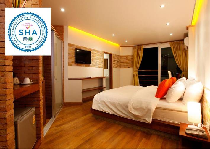 Maison d’hôte pour 2 personnes, avec terrasse et vue à Patong Beach