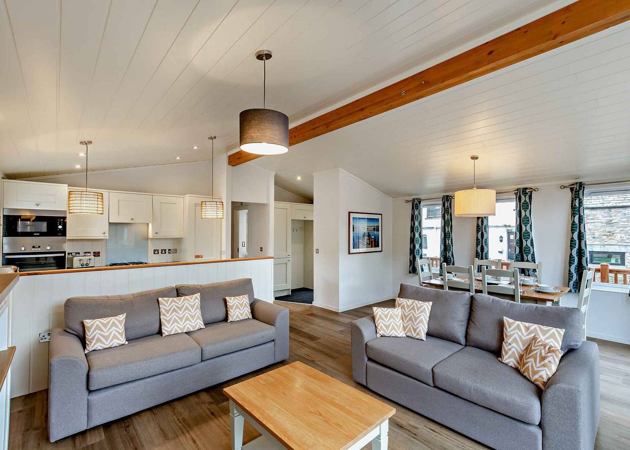 Deluxe Lodge 8 with parking, ensuite & decking* in Camber Sands, Camber