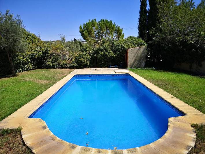 Maison de vacances pour 8 personnes, avec terrasse et piscine ainsi que jardin et vue, animaux acceptés - 1