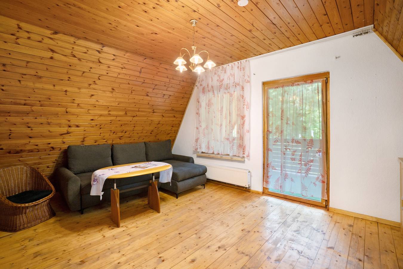 Ganze Wohnung, Ferienwohnung 'Finnhütte' mit Balkon in Niesky, Oberlausitz-Niederschlesien