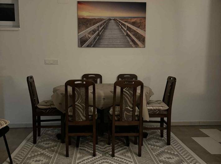 Appartement de vacances pour 6 personnes, avec jardin