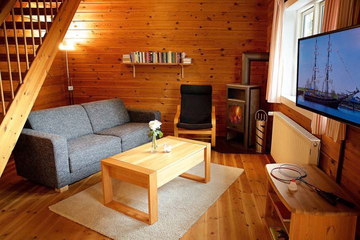 Ferienhaus für 5 Personen, mit Garten und Terrasse sowie Sauna, kinderfreundlich