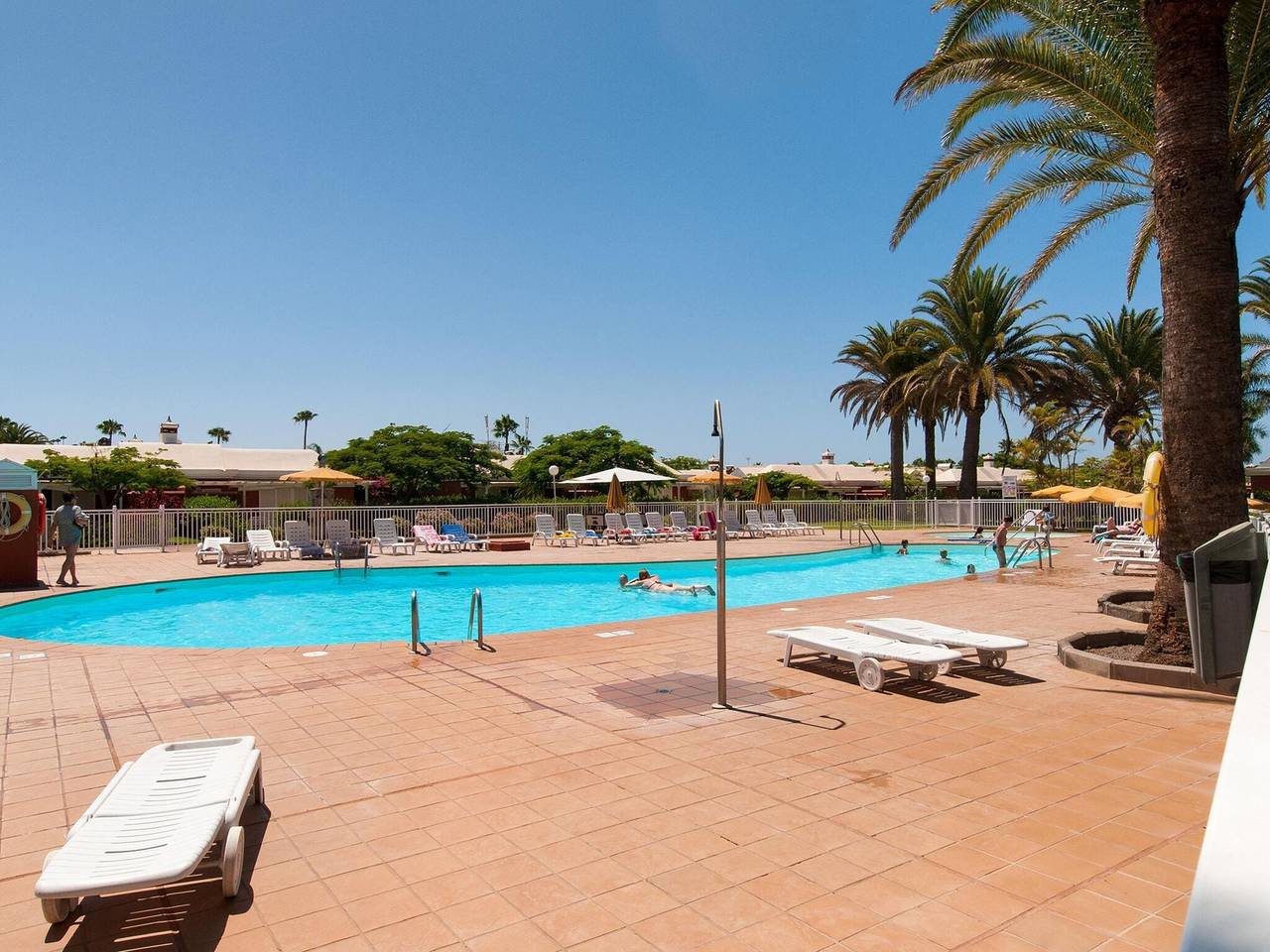 Bungalow in Maspalomas mit Pool & Strand in Campo Internacional, San Bartolomé de Tirajana