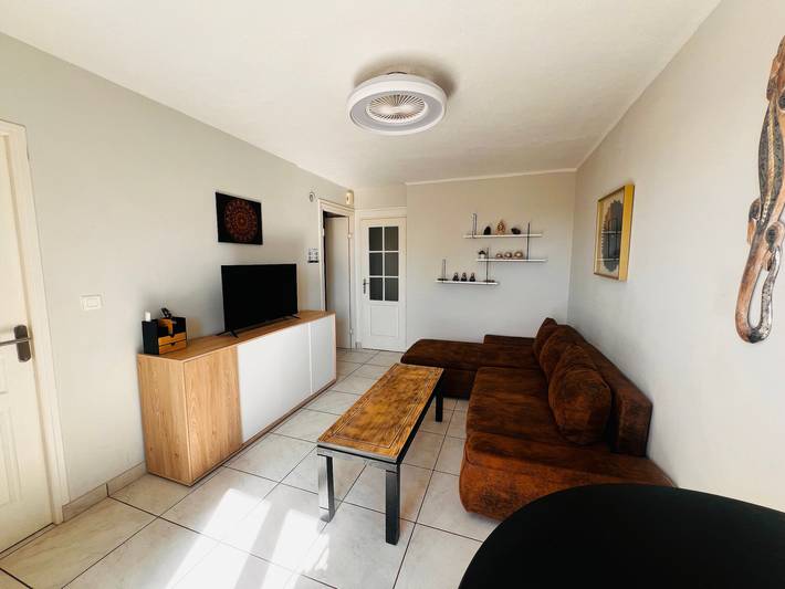Ganze Wohnung, T2 Kabinenwohnung - Balkon Strandnähe - 4 Pers in La Côte Vermeille, Argelès-sur-Mer