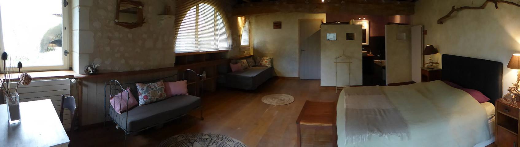 Chambre d’hôte pour 4 personnes, avec jacuzzi ainsi que piscine et jardin dans Maine-et-Loire - 3