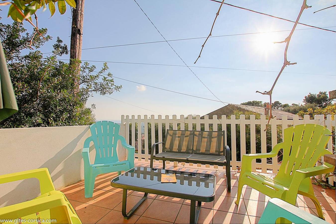 Cozy Corsican Getaway w/ Garden & Sea Views in Monacia-d'Aullène, Sartène region