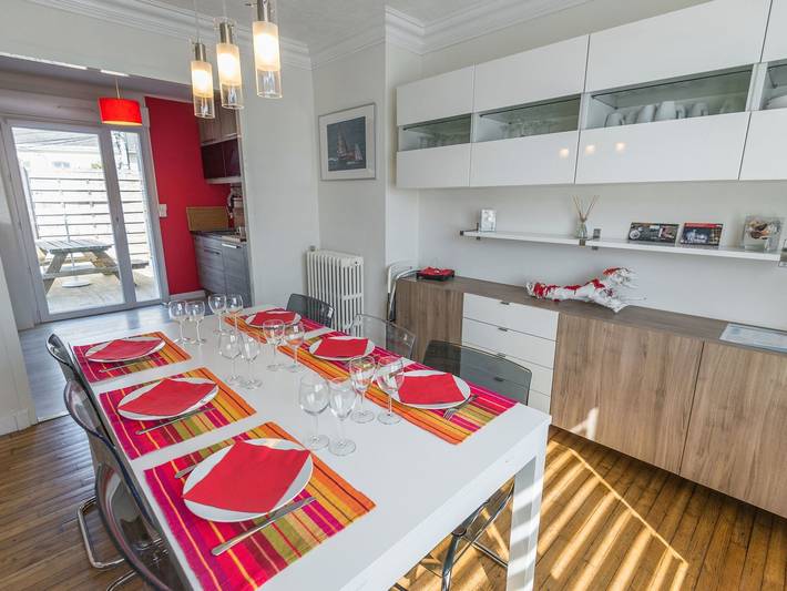 Maison de vacances pour 8 personnes, avec Terrasse et Jardin à Brest