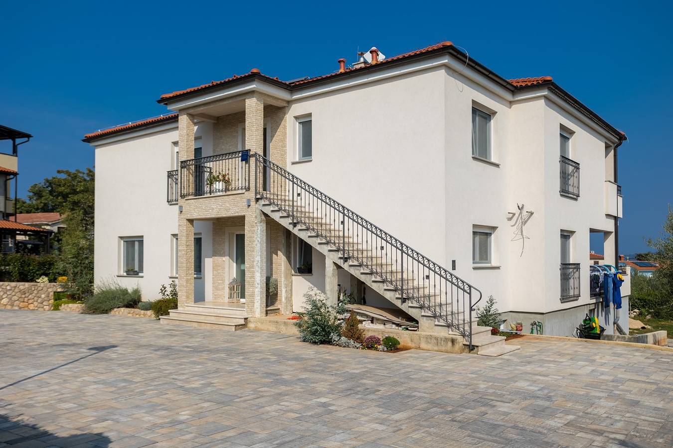 Luksusowy apartament z 2 sypialniami w Vantačići na wyspie Krk in Vantacici, Krk