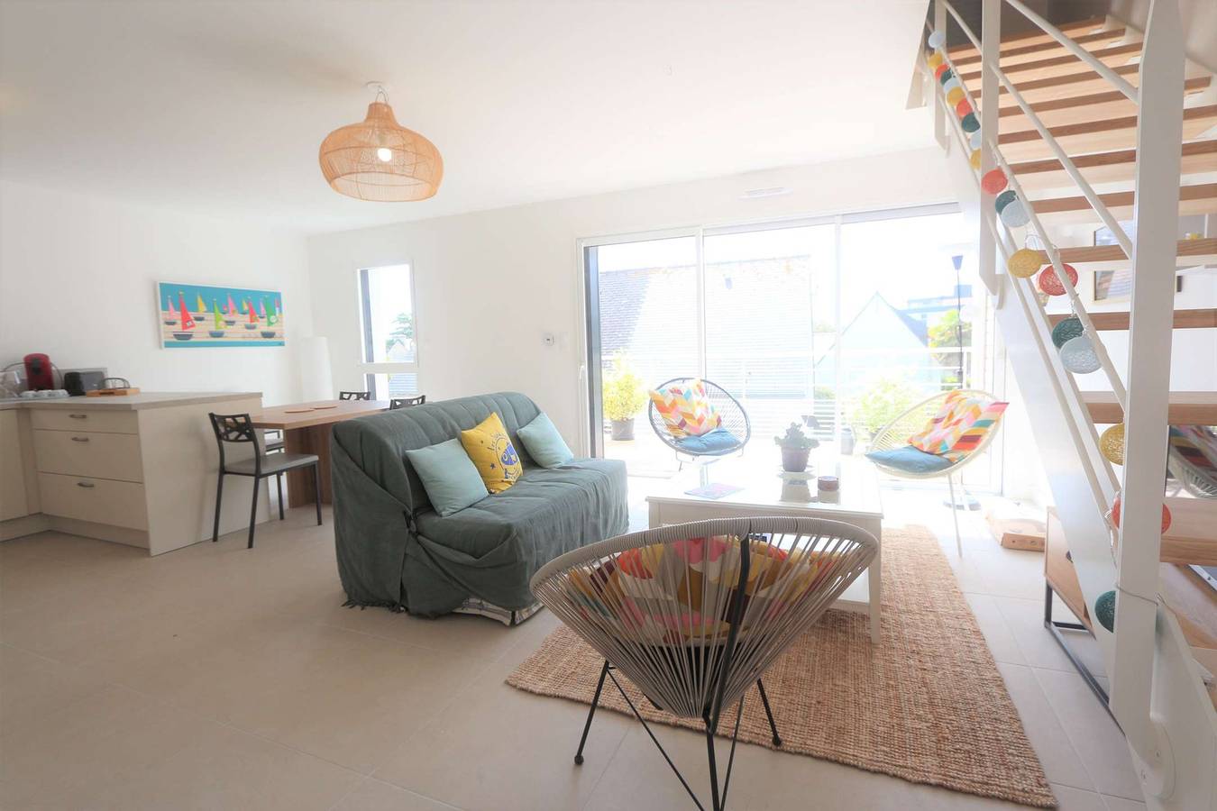 Ganze Ferienwohnung, Ferienwohnung für 4 Personen mit Terrasse in Bénodet, Quimper und Umgebung