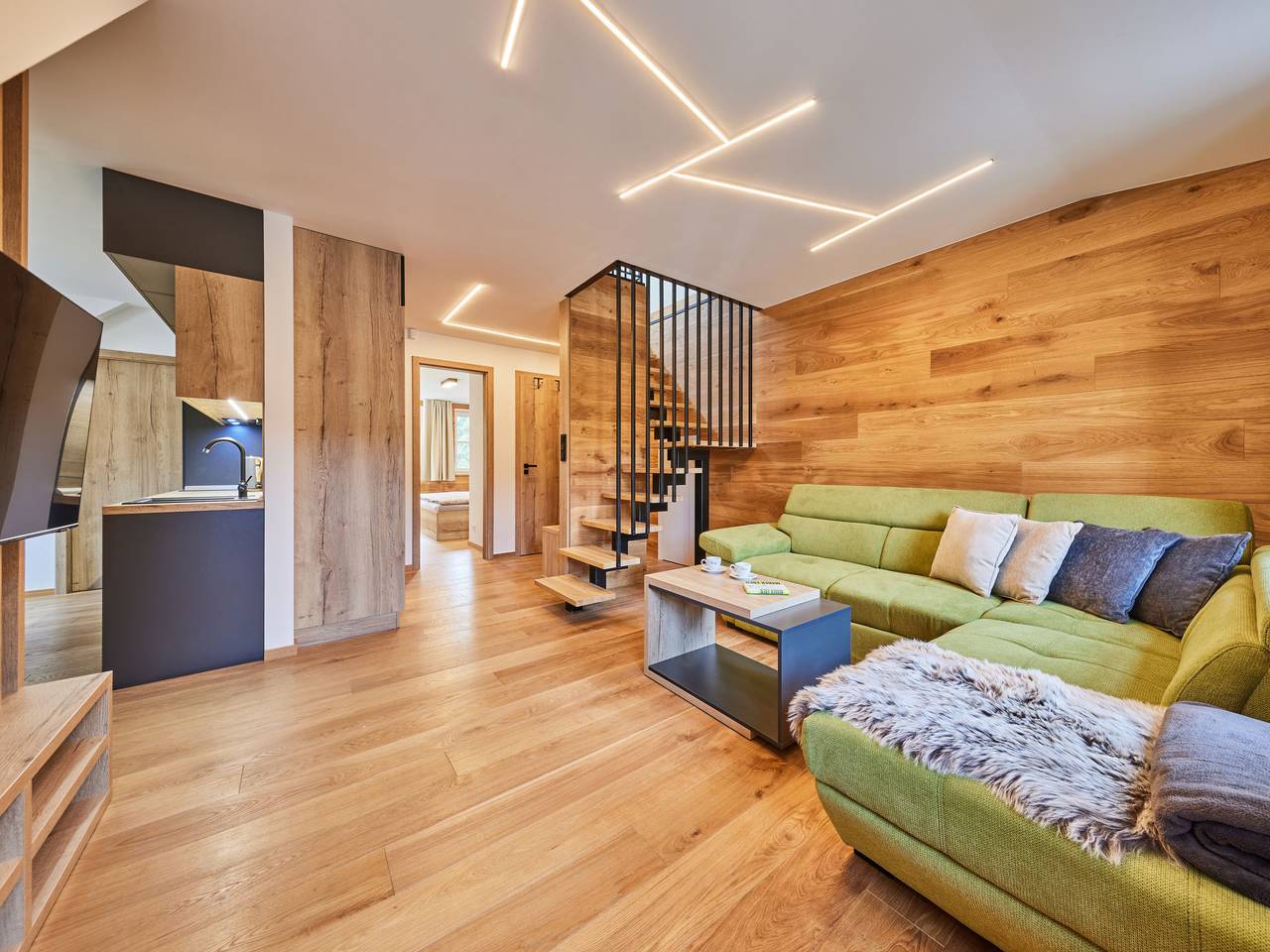 Ganze Wohnung, Timberline Peak Duplex & Bath in Pec pod Sněžkou, Region Trautenau