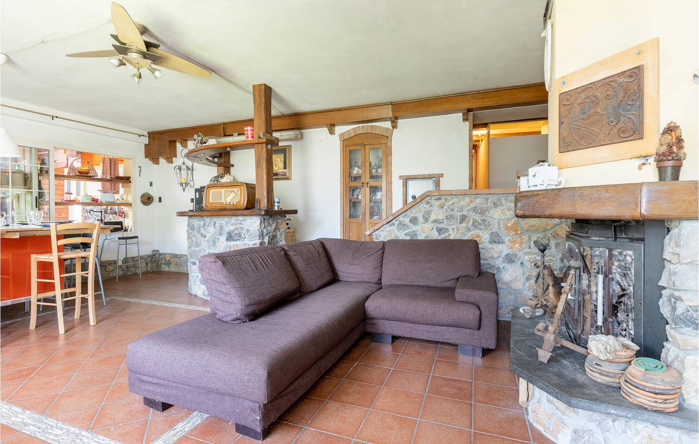 Appartement confortable de 3 chambres à coucher : Jardin, TV & WiFi in Serralta (Podenzana), Podenzana