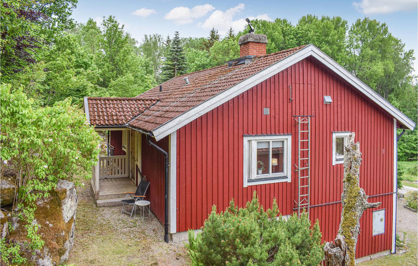 Hus för 6 Personer med terass in Langasjön