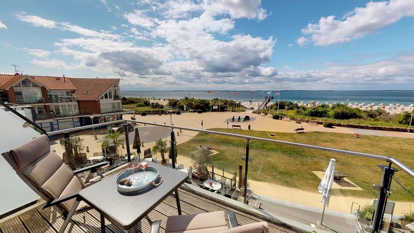 Ferienwohnung für 3 Personen, mit Balkon/Terrasse und Balkon in Neustadt in Holstein