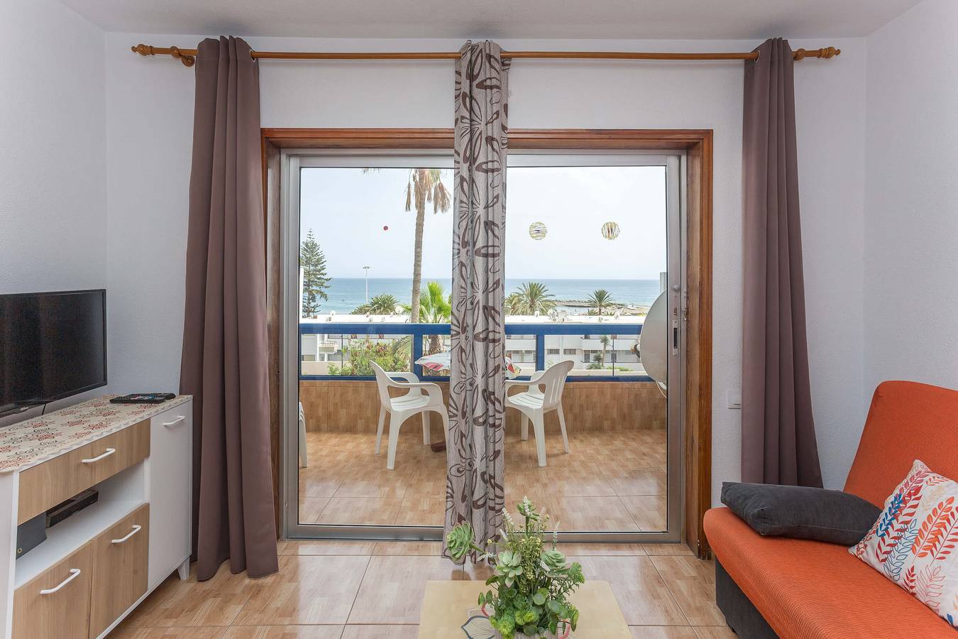 Ganze Wohnung, Ferienwohnung für 3 Personen mit Meerblick in San Agustin, San Bartolomé de Tirajana