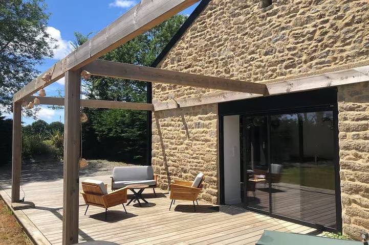 Location de vacances pour 4 personnes, avec jacuzzi à Mellac