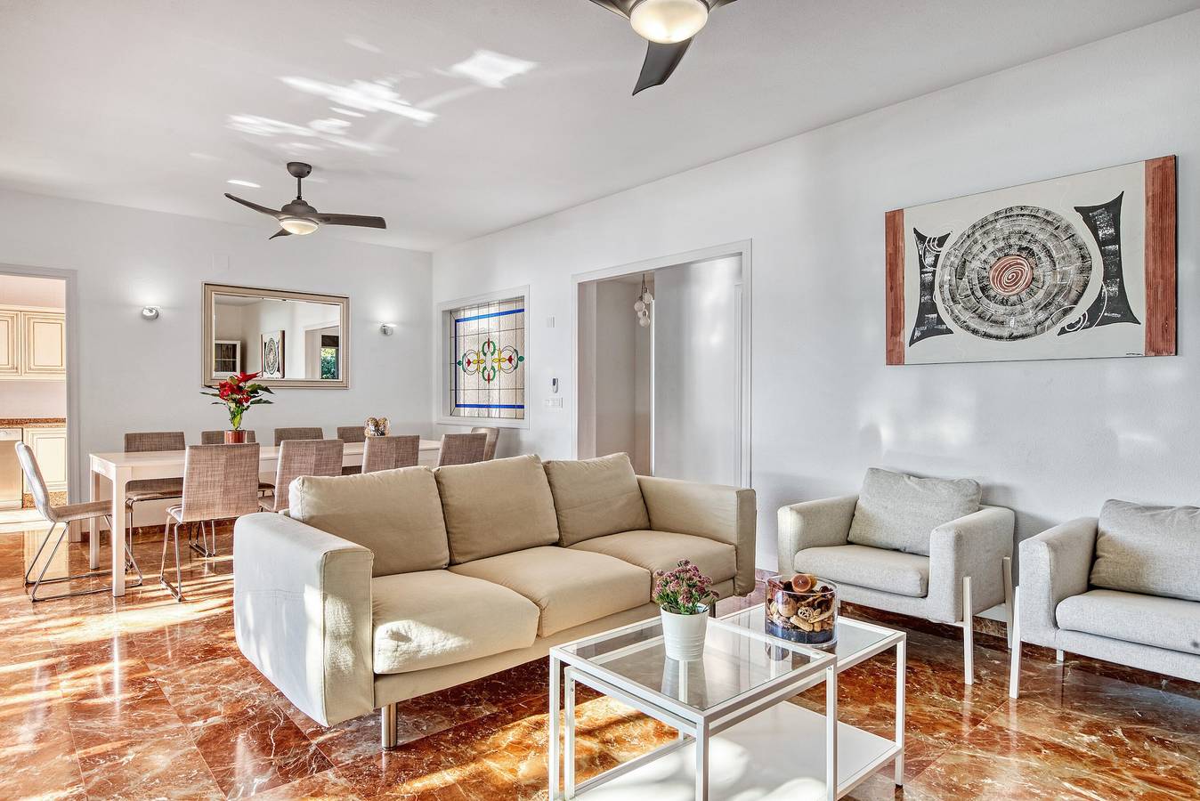Villa familiar "Perla Del Mar" con vistas al mar, piscina privada y terrazas privadas in La Fustera, Benisa