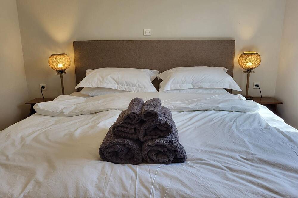 Holiday home near the beach with private garden in Chrisi Akti, Thassos