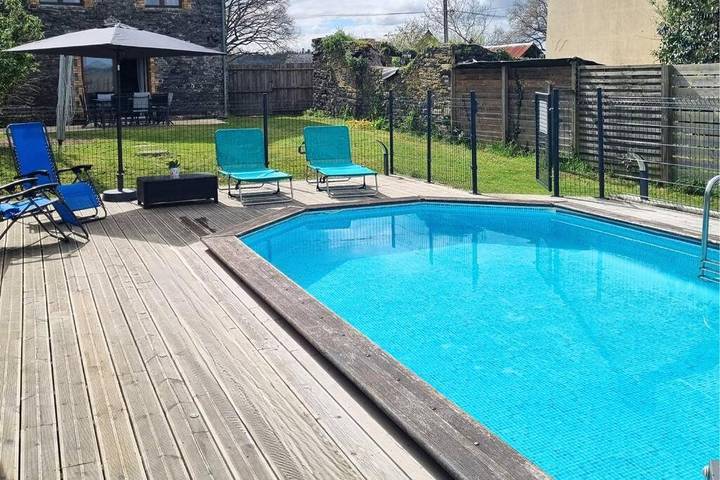 Location de vacances pour 8 personnes, avec jardin ainsi que piscine et vue à Saint-Dolay - 3