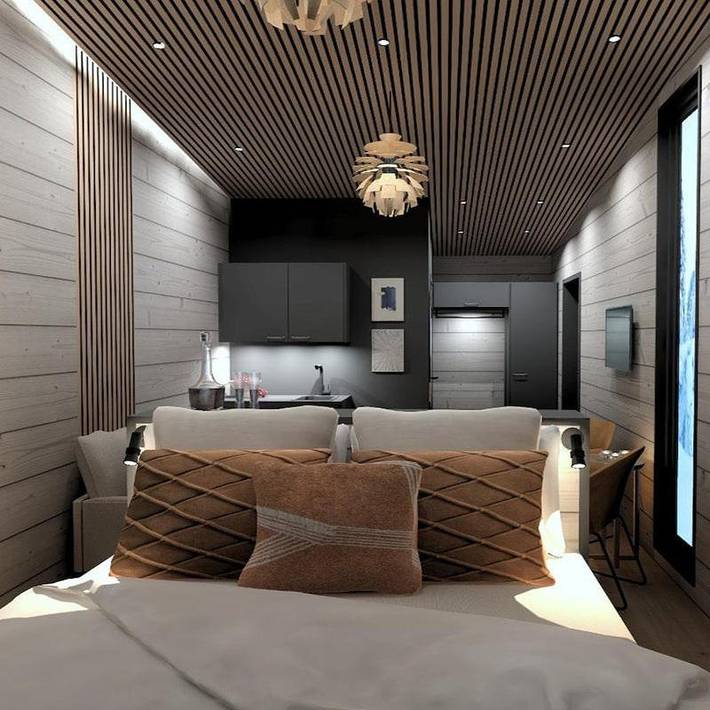 Hotel voor 4 personen, met uitzicht en sauna in Lapland