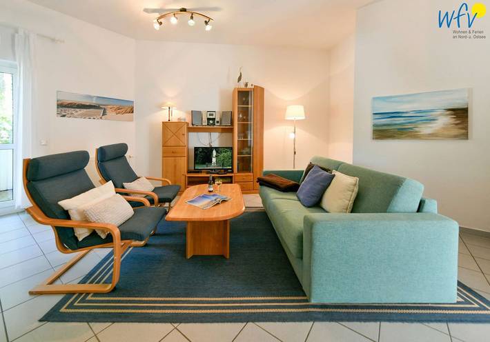 Ferienwohnung für 4 Personen, mit Balkon, mit Haustier in Binz - 2