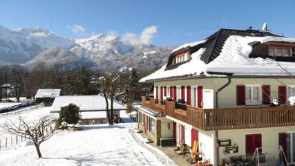 Ferienwohnung für 5 Personen, mit Garten und Ausblick, kinderfreundlich in Bad Goisern am Hallstättersee
