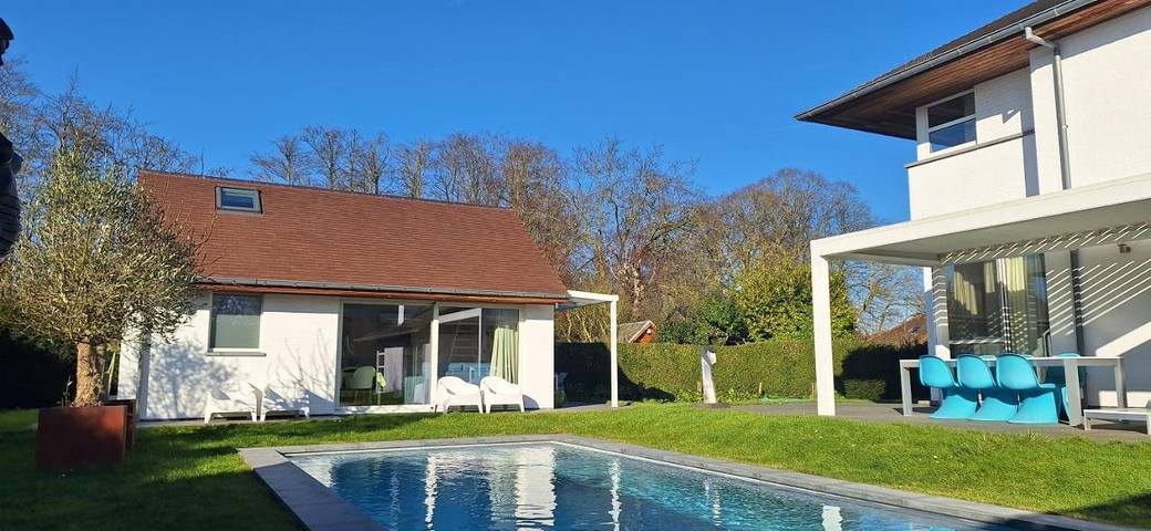 Maison de vacances pour 6 personnes, avec jardin ainsi que piscine et vue à Gistel