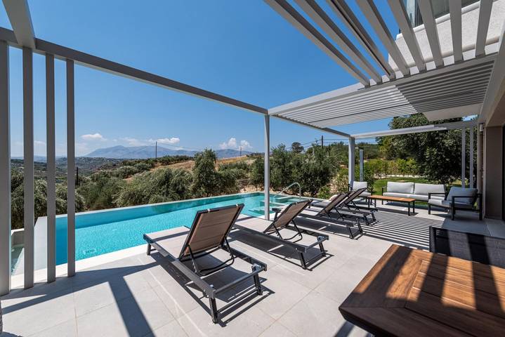 Villa pour 4 personnes avec terrasse in Région d'Iraklio-Héraklion