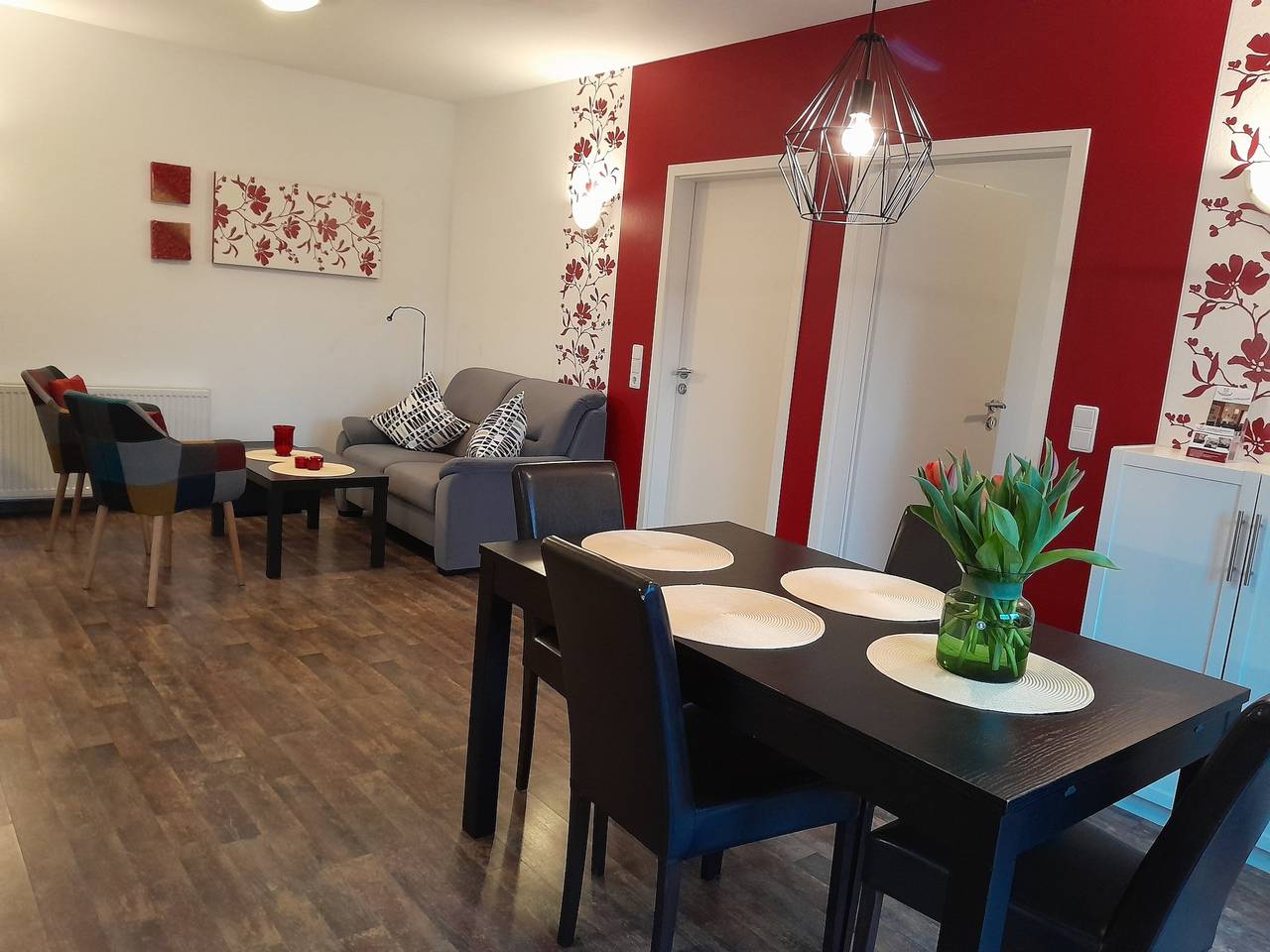 Ganze Wohnung, Ferienwohnung "Wikingerland Typ 1 Erdgeschoss" mit Privatterrasse, mit eigener Sauna und Wlan in Langballig, Schleswig-Flensburg