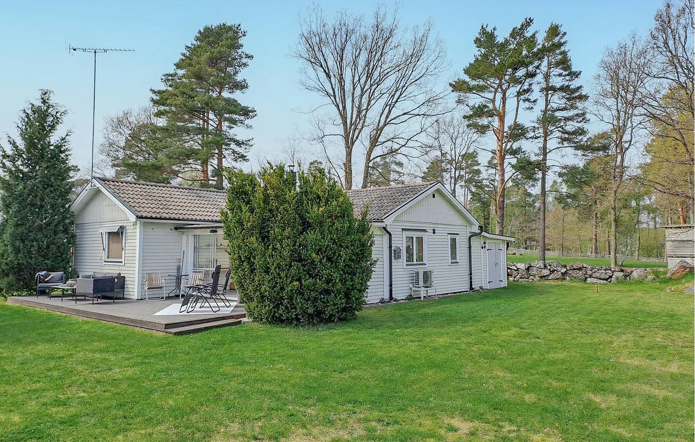 Maison de vacances pour 5 personnes avec jardin in Torsås