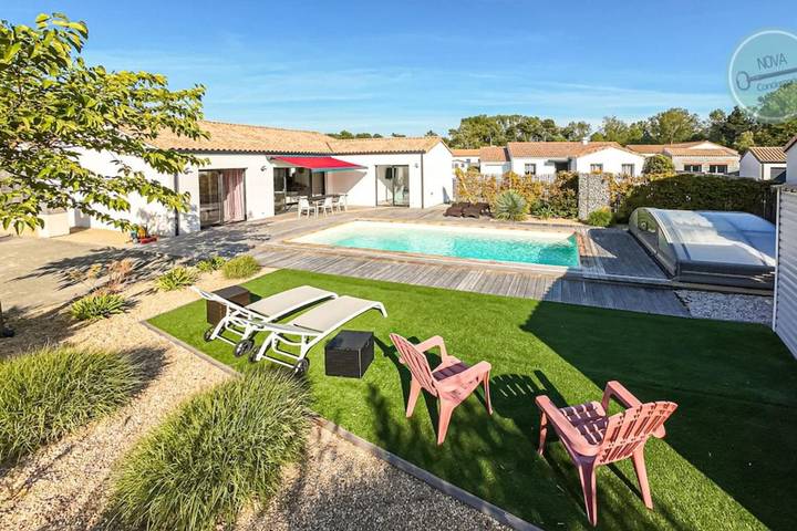Villa pour 6 personnes, avec jardin ainsi que piscine et balcon à Saint-Jean-de-Monts - 3