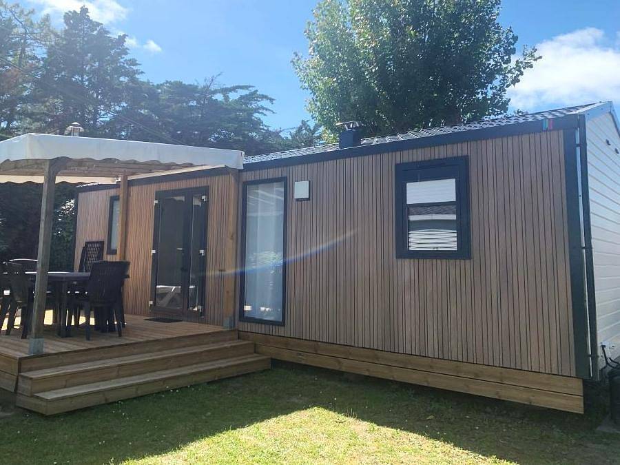 Camping Aux Coeurs Vendeens - Mobilheim 6 personen - Cottage Grand Confort in Saint-Jean-de-Monts, Vendée