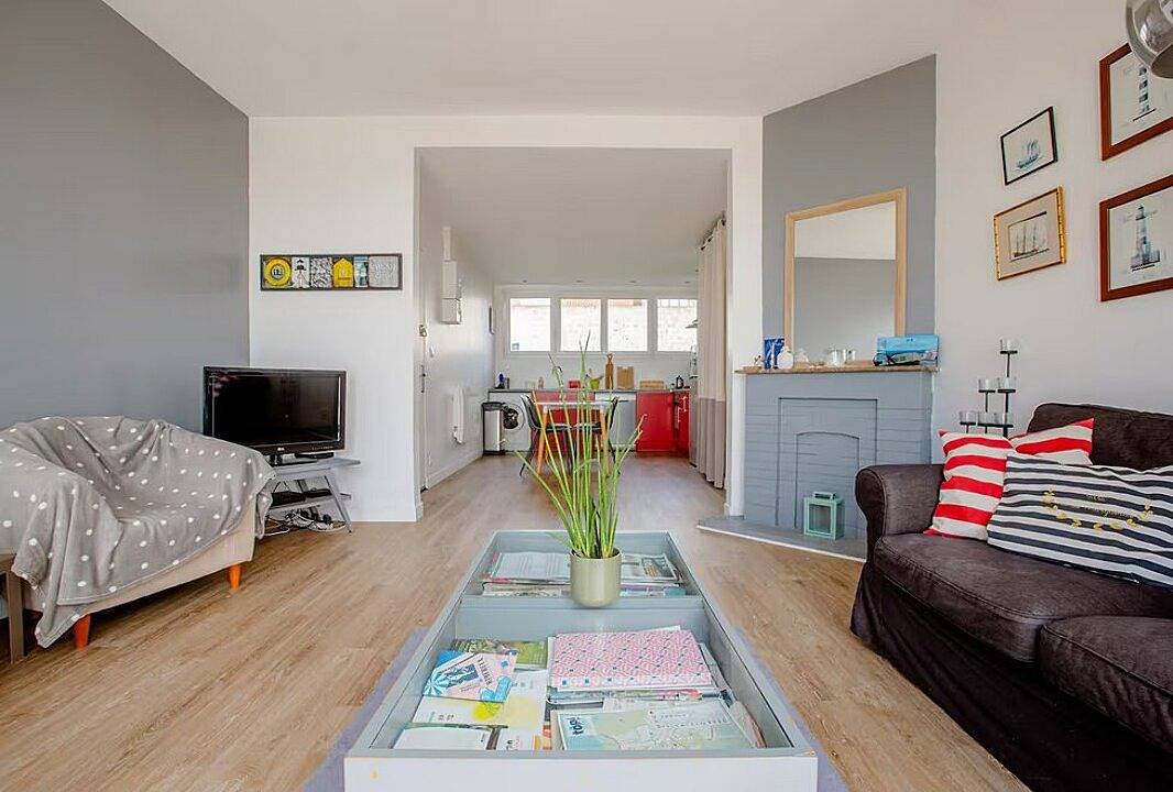 Appartement entier, Appartement face mer, digue de Wimereux in Wimereux, Région de Boulogne-sur-Mer