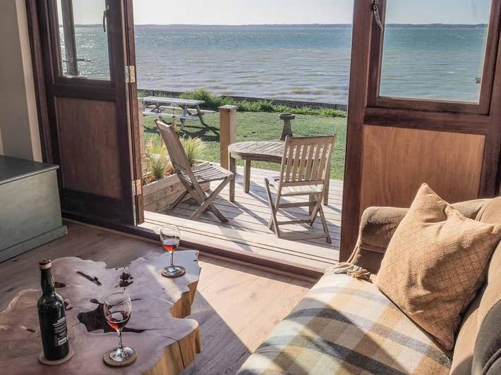 Chalet for 2 people, with garden and view on the Isle of Wight