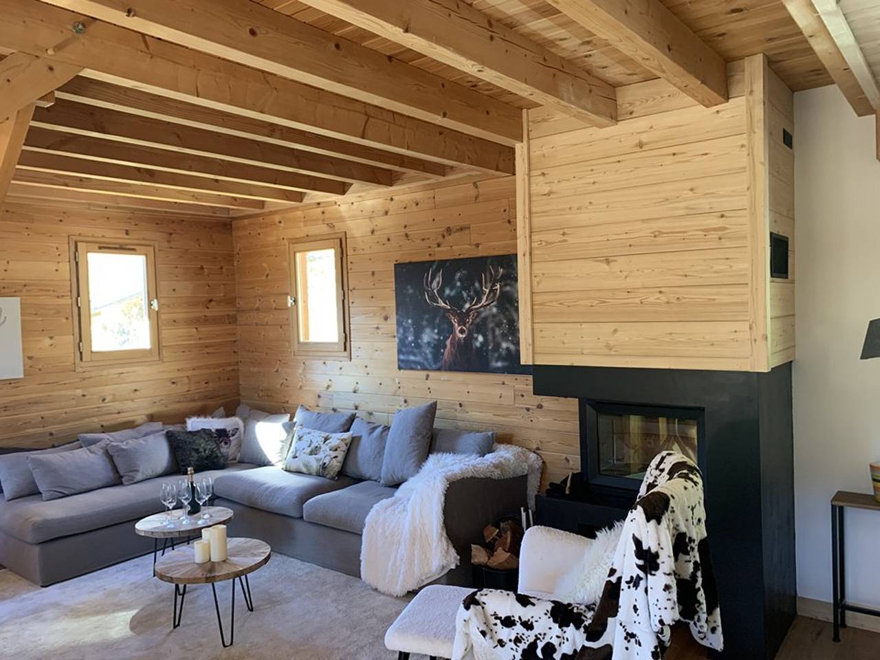 Cozy chalet in Montgenèvre with fireplace and Wifi in Montgenèvre, Briançon region